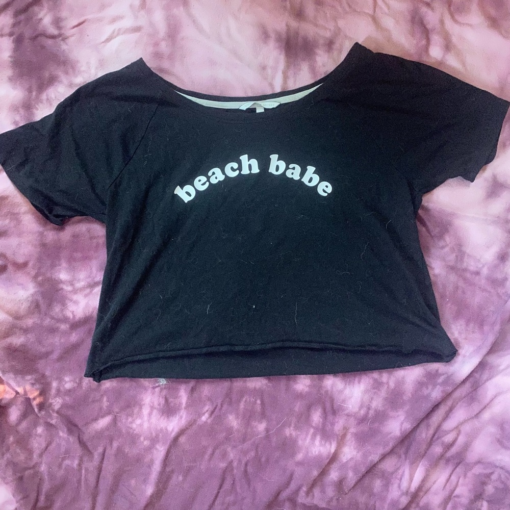 Victoria's Secret Brand Black Cropped Top